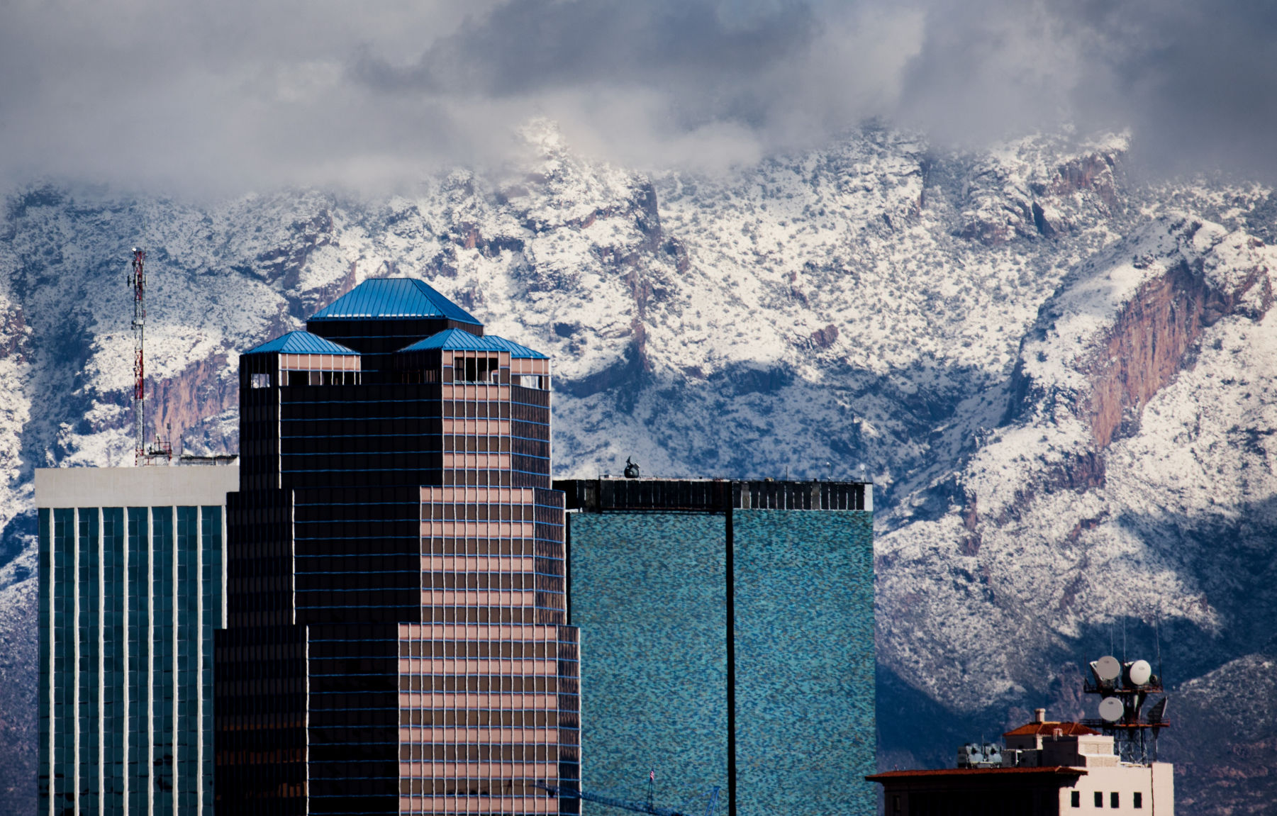 Snow around Tucson